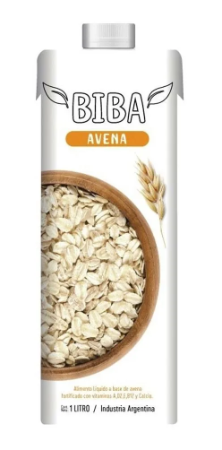 LECHE VEGETAL AVENA BIBA 1L - Oliva Mercado Natural