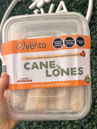CANELONES KETO POLLO Y MUZZARELLA 6U VENTO FIT - Oliva Mercado Natural