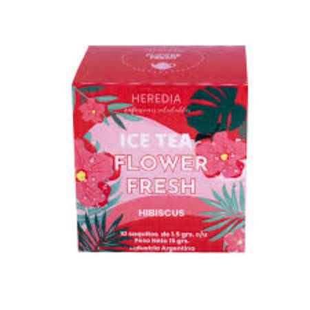 TE HEREDIA ICE TEA HIBISCUS X10 SAQ - Oliva Mercado Natural