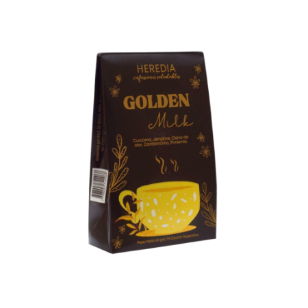 TE GOLDEN MILK HEREDIA 40GHR - Oliva Mercado Natural